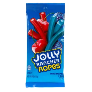 PEG JOLLY RANCHER ROPES 6OZ BLUE RASPBERRY + CHERRY
