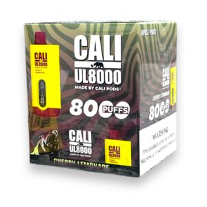 CALI  UL8000 PUFFS DISPOSABLE 5% 6CT CHERRY LEMONADE