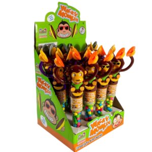 TOY WACKY MONKEY CANDY 12CT