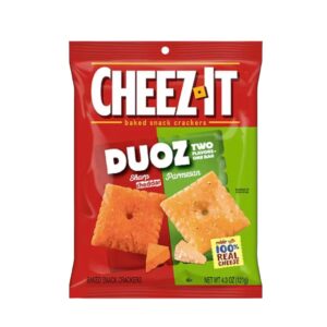 PEG CHEEZ IT DUOZ CHEDDAR/PARMESAN 4.3OZ