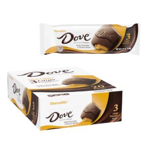 DOVE DARK CHOCOLATE & PEANUT BUTTER KING 2.75OZ 20CT