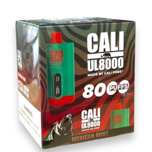 CALI  UL8000 PUFFS DISPOSABLE 5% 6CT MEXICAN MINT