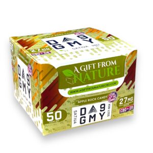 AGFN D9 GUMMY DISPLAY 25CT APPLE ROCK CANDY
