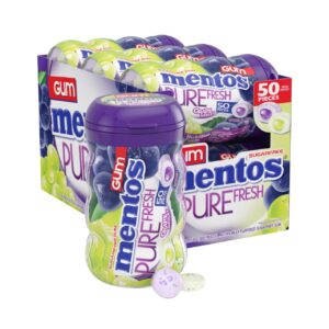 MENTOS PURE 50PCS FRESH GRAPE 6CT