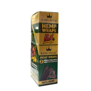 KING PALM WRAP 2PK/15CT - PEACH PINEAPPLE