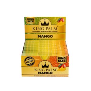 KING PALM PAPER + TIP KING SIZE MANGO 22CT