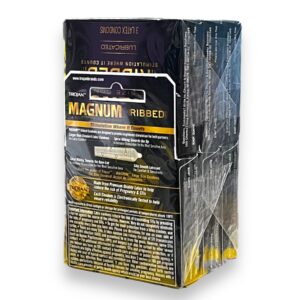 TROJAN MAGNUM RIBBED 3/6CT