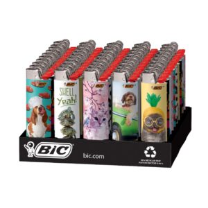 BIC LIGHTER ANIMAL LOVERS 50CT