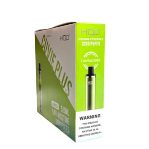 HQD CUVIE PLUS CANTALOUPE 1200 PUFFS BOX 6CT