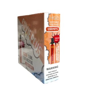 HQD CUVIE PLUS STRAWBERRY LEMONADE 1200 PUFFS BOX 6CT