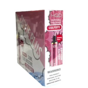 HQD CUVIE PLUS COTTON CANDY 1200 PUFFS BOX 6CT