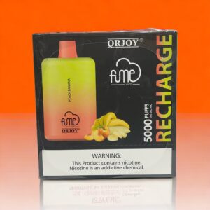 FUME RECHARGE PEACH BANANA 5000 PUFFS 10 CT BOX