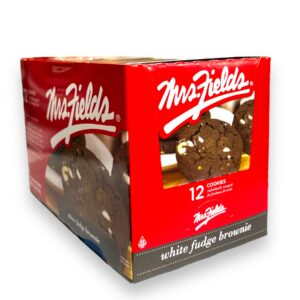 MRS FIELD WHITE FUDGE BROWNIE 2.1OZ 12CT