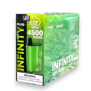 FUME INFINITY 4500 PUFF BOX 5CT LUSH ICE