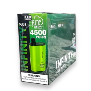 FUME INFINITY 4500 PUFF BOX 5CT MINT ICE