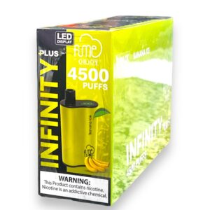 FUME INFINITY 4500PUFF BOX 5CT BANANA ICE