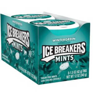 ICE BREAKER 8CT TINS WINTERGREEN
