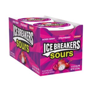 ICE BREAKER 8CT TINS SOURS BERRY