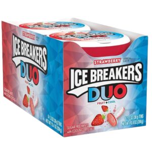 ICE BREAKER 8CT TINS DUO STRAWBERRY MINT