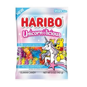 PEG HARIBO 5OZ UNICORNLICIOUS
