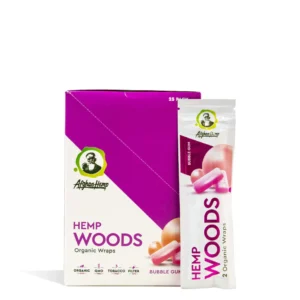AFGANHEMP HEMP WOODS BUBBLE GUM 2/25CT