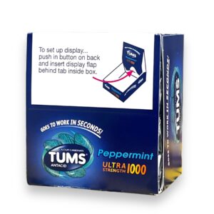 TUMS ULTRA PEPPERMINT 12ROLL 12CT
