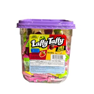 CM. LAFFY TAFFY BANANA STRAWBERRY JAR 145CT
