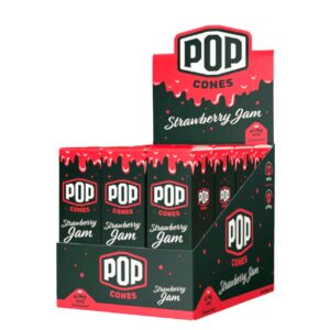 POP CONE KING STRAWBERRY JAM 3/24CT