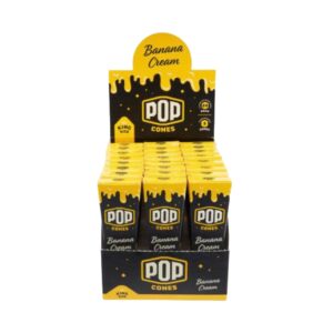 POP CONE KING BANANA CREAM 3/24CT