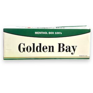 GOLDEN BAY 100 MENTHOL GOLD LIGHT BOX