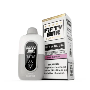 FIFTY BAR V2 WHITE SERIES 20000 PUFFS DISPOSABLE 5CT - FROZEN ORANGE MANGO PEAR