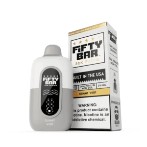 FIFTY BAR WHITE SERIES 20000 PUFFS DISPOSABLE 5CT -PINEAPPLE WHIP