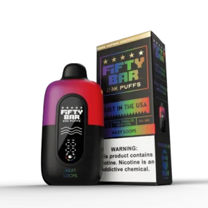 FIFTY BAR V2 BLACK SERIES 20000 PUFFS DISPOSABLE 5CT -MILKY LOOPS