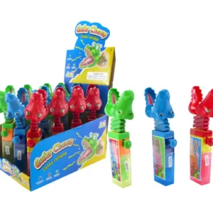 TOY GATOR CHOMP LOLLIPOP CANDY 12CT