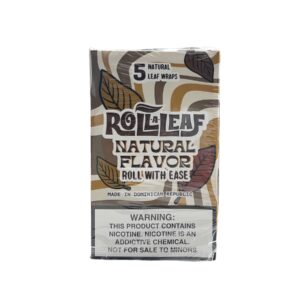 ROLL A LEAF WRAPS  NATURAL FLAVOR 5/10CT BOX