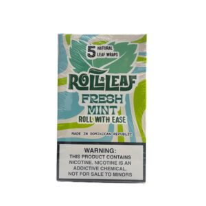 ROLL A LEAF WRAPS FRESH MINT  5/10CT BOX