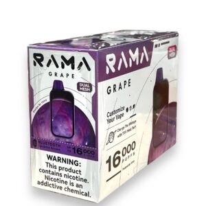 RAMA TL 16000 DISPOSABLE 5CT BOX -GRAPE