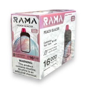 RAMA TL 16000 DISPOSABLE 5CT BOX -PEACH GLACIER