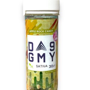 AGFN D9 GUMMY JAR 30CT - APPLE ROCK CANDY