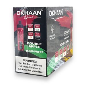 DKHAAN 15000 PUFFS DISPOSABLE 10CT -DOUBLE APPLE