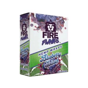 HEMP WRAP FIRE BLUEBERRY SPLASH 2/25CT