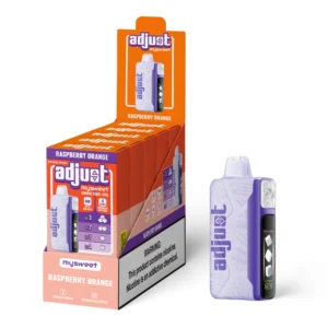 ADJUST MYSWEET 40000PUFFS DISPOSABLE 5CT -RASPBERRY ORANGE