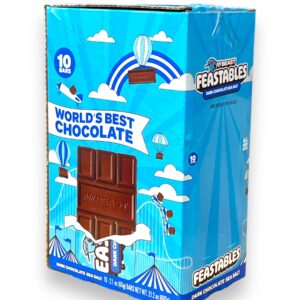 MR. BEAST DARK CHOCOLATE SEA SALT FEASTABLES 2.1OZ 10CT