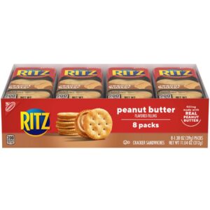 NAB RITZ CRACKER SANDWICH PEANUT BUTTER 1.38Z 8CT