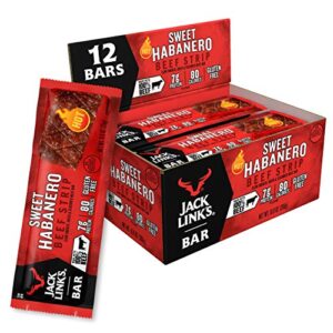 JACK LINK'S BAR 0.9OZ 12CT SWEET HABANERO BEEF STRIP