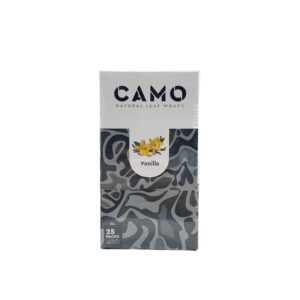 AFGANHEMP CAMO NATURAL LEAF WRAPS 5/25CT -VANILLA