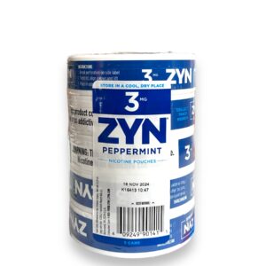 ZYN NICOTINE 3MG PEPPERMINT 5CT