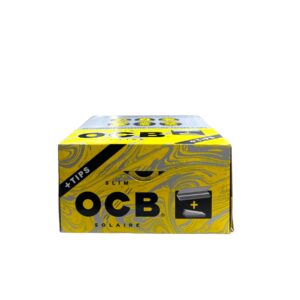 OCB SOLAIRE SLIM PAPER + TIP 24CT