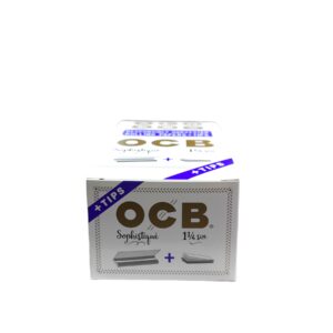 OCB SOPHISTIQUE PAPER + TIP BOX 1-1/4 SIZE 24CT
