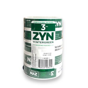 ZYN NICOTINE 3MG WINTERGREEN 5CT